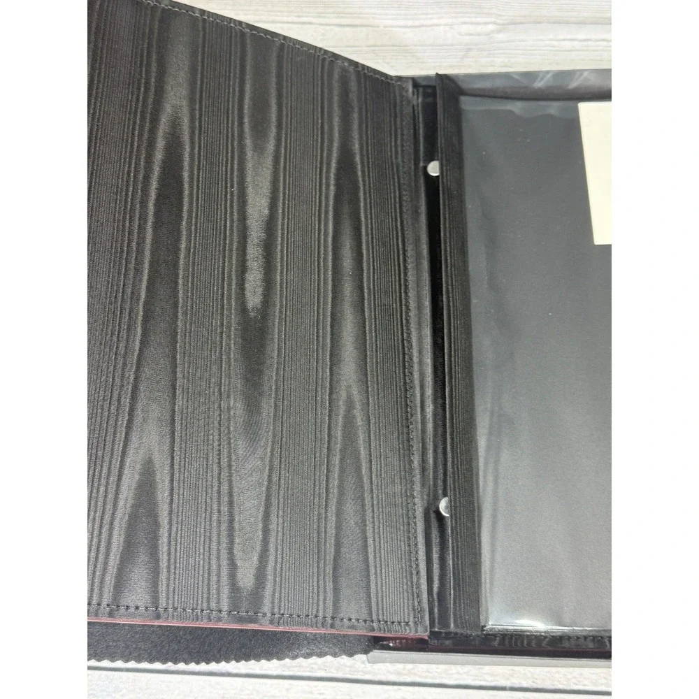 Raika Leather Photo Album Wine Genuine Cowhide Handcrafted USA RY 105-F